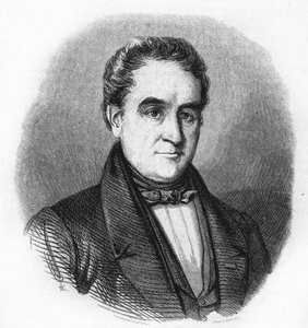 Portrait de Hendrik Tollens (1780-1856). Poète néerlandais