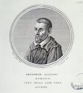 Portrait du compositeur italien Gregorio Allegri (1582-1652)