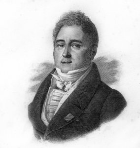 Portrait de Jacques Laffitte (1767-1844), banquier et homme politique français, gravure du 19ème siècle - Unknown artist
