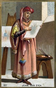 Portrait de Jan Van Eyck (1390 -1441) peintre flamand