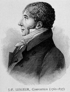 Portrait de Jean François Lesueur (1762 - 1837), compositeur français