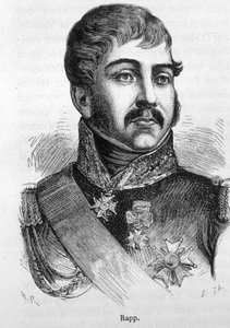 Portrait de Jean Rapp (1772 - 1821). Gravure de la fin du 19ème siècle dans « Histoire de France » de H. Martin. - Unknown artist