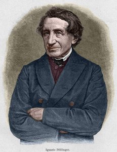 Portrait de Johann Joseph Ignaz von Döllinger (1799 - 1890), prêtre allemand et professeur d