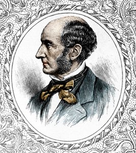 Portrait de John Stuart Mill. Philosophe et économiste britannique - Unknown artist