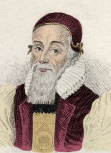 Portrait de Joseph Hall (1574-1656) évêque anglais - Unknown artist
