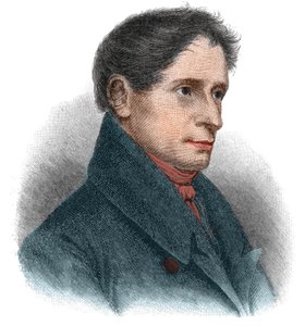 Portrait de Joseph Karl Benedikt von Eichendorff (1788-1857) poète et romancier allemand