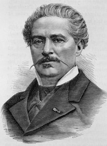 Portrait de Jules Ducatel. Gravure du XIXe siècle.