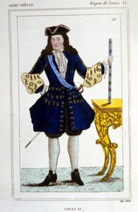 Portrait du roi Louis XV (1710 - 1774) - Unknown artist
