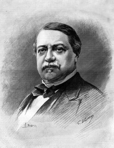 Portrait de Léon Say (1826-1896), homme politique et économiste français