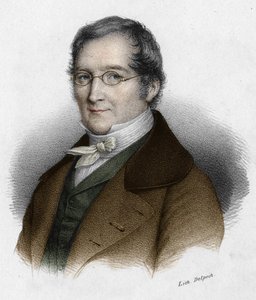 Portrait de Louis-Joseph Gay-Lussac (1778-1850), physicien et chimiste français. Gravure du 19e siècle