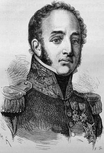 Portrait de Louis-Gabriel Suchet. Gravure de la fin du 19ème siècle dans « Histoire de France » de H. Martin - Unknown artist