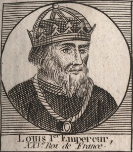Portrait de Louis Ier le Pieux - Unknown artist