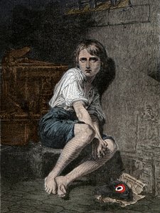 Portrait de Louis XVII (1785-1795) à la prison du Temple, Paris