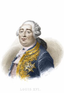 Portrait de Louis XVI. Gravure du XIXe siècle.