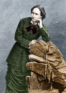Portrait de Louise Michel pendant sa déportation à Nouméa en Nouvelle-Calédonie. 1873-1880