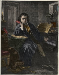 Portrait de Ludwig van Beethoven (1770-1827), compositeur et pianiste allemand - Unknown artist
