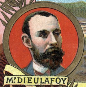 Portrait de Marcel Auguste Dieulafoy - Unknown artist