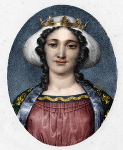 Portrait de Marguerite de Provence (1221 - 1295), reine de France