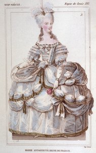 Portrait de Marie-Antoinette (1755-1793) Gravure de 1830 - Unknown artist