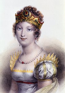 Portrait de Marie Louise, duchesse de Parme, impératrice consort des Français (gravure)