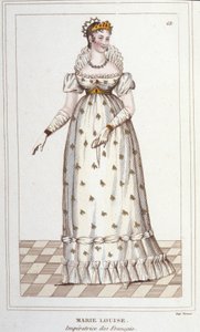 Portrait de Marie Louise de Habsbourg Lorraine. Impératrice des Français (Vienne - Unknown artist