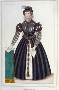 Portrait de Marie Stuart (1542 - 1587) Gravure de 1830
