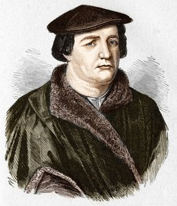 Portrait de Martin Luther, théologien et réformateur protestant allemand.