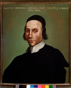Portrait de Matteo Simonelli (1618-1696) compositeur italien - Unknown artist