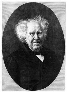 Portrait de Michel-Eugène Chevreul (1786-1889), chimiste français. Gravure dans « La Nature : revue des sciences et de leurs applications aux arts et à l