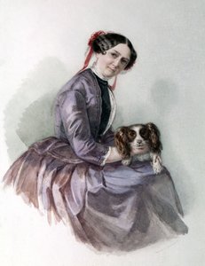 Portrait de Minna Wagner, épouse de Richard Wagner, Musée Wagner Bayreuth. - Unknown artist