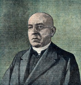 Portrait de Monseigneur Ignaz Seipel (1876-1932) Chancelier d