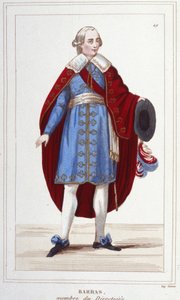 Portrait de Paul Barras (1755 - 1829) gravure du XIXe siècle