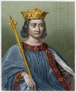 Portrait de Philippe IV dit le Bel, roi de France - dans Histoire des Français par Lavallée, gravure