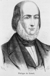 Portrait de Philippe de Girard, inventeur et industriel français (1775 - 1845)
