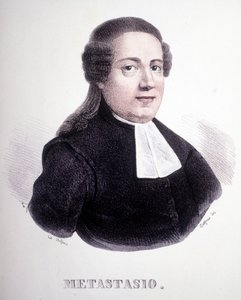 Portrait de Pierre Metastase (ou Pietro Metastasio) (1698 - 1782)
