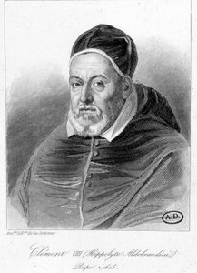 Portrait du Pape Clément VIII - gravure