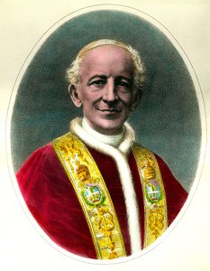 Portrait du pape Léon XIII élu en 1878 et décédé en 1903