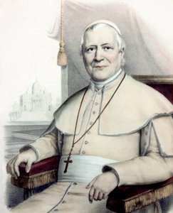 Portrait du pape Pie IX (Giovanni Maria Mastai Ferretti) - Unknown artist