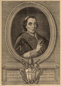 Portrait du Pape Pie VII (1742-1823).