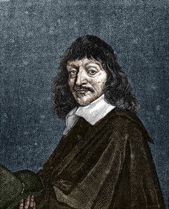 Portrait de René Descartes. 1596-1650. - Unknown artist