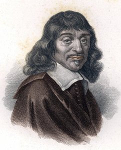 Portrait de René Descartes, gravure du 19e siècle. - Unknown artist