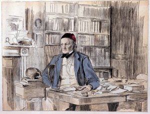 Portrait de Richard Owen, naturaliste anglais