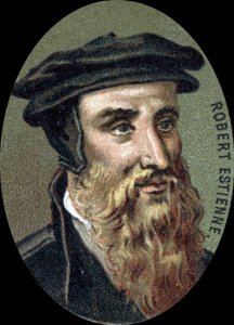 Portrait de Robert Estienne (1503-1559), imprimeur français. - Unknown artist