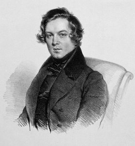 Portrait de Robert Schumann (1810-1856), compositeur allemand