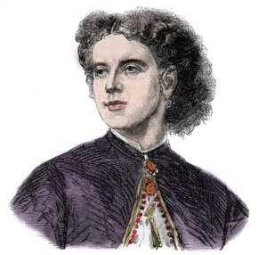 Portrait de Rosine Bloch (1844-1891) chanteuse mezzo-soprano française