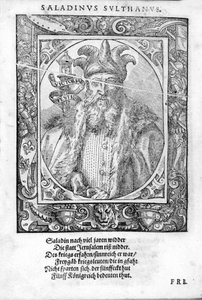Portrait de Saladin (1138-1193) (Salah al Din Yusuf al-Ayyubi)
