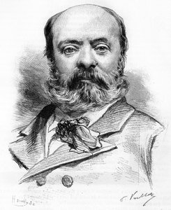 Portrait de Théodore Aubanel (1829-1886), poète et dramaturge français.