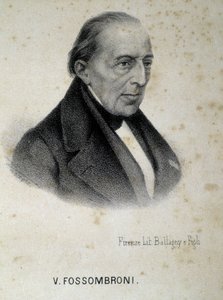 Portrait de Victorio Fossombroni (1754 - 1844), ingénieur, économiste et intellectuel italien.