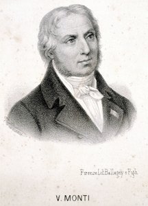 Portrait de Vincenzo Monti (1754 - 1828), poète italien, gravure du 19e siècle - Unknown artist