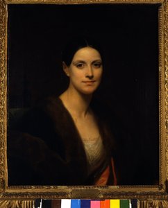 Portrait de la danseuse autrichienne Fanny Elssler (1810-1884) peinture anonyme. XIXe siècle Museo della Scala Milan Italie